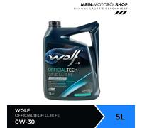 10 (2x5) Liter WOLF OfficialTech 0W-30 LL III FE Motorenöl