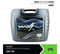 20L WOLF OFFICIALTECH 5W30 C3 SP EXTRA Motoröl Öl BMW LL-04 MB 229.31/51/52