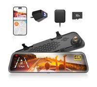 WOLFBOX 12" G840S 4K Spiegel Dashcam mit Rückfahrkamera, 5.8GHz WiFi