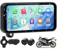 Wonsidary W622 Motorrad kabelloses CarPlay Display 6,25" Touchscreen,kompatibel mit Apple CarPlay & Android Auto,Navi, Sprachsteuerung,IP67 wasserdicht,TPMS,Dual Bluetooth,USB/Acc Stromversorgung