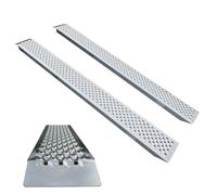 WORHAN® Auffahrrampen (2 Stück) Auffahrschienen Verladerampen Verladeschienen Rasenmäher Motorradanhänger Aluminium LR7