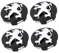 woshisanni 4 Stück Nabendeckel für Peugeot GT Line 508 5008 3008 208 2008 308 206 307 106 108 306 60MM, Radnabenkappen Radnabenabdeckung Felgendeckel Felgenkappen ABS Wheel Caps Auto Radnaben Zubehör