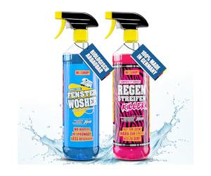 WOSHUP! Fensterreiniger Xtra Skin Schutzfilm 1000 ml Glasreiniger für Plexiglas Acrylglas Scheibenreiniger für Wohnwagen, Wohnmobil, Auto, Caravan, Streifenfreie Reinigung innen und außen