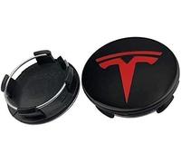 WQFWSD 4 Stück Nabendeckel für Tesla Model 3 Model S Model X 57mm, Radnabenkappen, Nabenkappen, Felgenkappen, Wasserdicht Radnabenabdeckung, Staubdicht Felgendeckel
