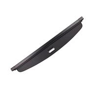 WQLTTFC Auto Laderaumabdeckung für Porsche Cayenne 2003-2007 2008 2009 2010, Einziehbar Kofferraumabdeckung Rollo Anti-Peeping Kofferraum Abdeckung Abdeckung GepäCkraumabdeckung, AutozubehöR,Black