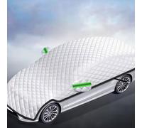 WRGEYXTD Auto Scheibenabdeckung Für FIAT 500 500l 500s 500x Ranch Panda, Winter Windschutzscheibenabdeckung Verdicken Schneedecke Gegen Hagel Halbgarage Zubehör,B