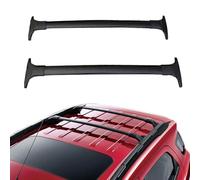 WRUHUA DachträGer RelingträGer FüR Ford Ecosport 2013 2015 2016 2018 2019 2020 2021 2022, 2 StüCk DachgepäCkträGer Alu Schwarzes, Spezielles Design für bestimmte Modelle,Black