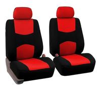 WSXCDE Auto-Sitzbezug, für VW CC T-ROC Bora Jetta Golf Golf GTI T-Cross PU Leder Auto Vordersitzbezüge, Atmungsaktiv Sitzschoner Airbag-kompatibel, Innenraum Zubehör,E