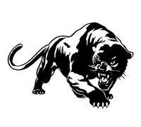 Wudaizhi Autoaufkleber, Schwarzer Leopard, Panther, Fensteraufkleber, Kopf, Motorhaube, Spiegel, Autoaufkleber, Modifizierter Körper, Selbstklebende Aufkleber