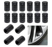 WUISOLQP Ventilkappen Autoventil, Ventilkappen Fahrrad Autoventil Kappe Fahrradventil Kappe Ventilkappen Motorrad Ventildeckel Auto, Autoreifen Ventilkappen für Auto Motorrad LKW und Fahrrad(16 Stück)