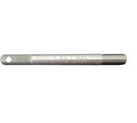 Wulkow KFZ Radmontagehilfe Aluminium M 12 x 1,5, EXTRALANG 130mm | Radmontage, Montagehilfe, Zentrierhilfe, Reifenwechsel, Aluminium, Gewindestift, Felge, PKW, KFZ-Werkzeug, extralang