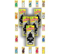 Wunder-Baum Autoduft Lufterfrischer Duftbaum Düfte 5 Stück + Stift light-tribe (Black Ice)