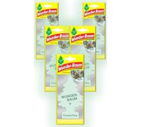 Wunder-Baum Autoduft Lufterfrischer Duftbaum Düfte 5 Stück + Stift light-tribe (Frosted Pine)