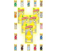 Wunder-Baum Autoduft Lufterfrischer Duftbaum Düfte 5 Stück + Stift light-tribe (Vanille)