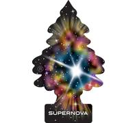 WUNDER-BAUM Supernova Lufterfrischer - Duft- & Farbexplosion mit Zitrusnoten, dunklen Beeren & floraler Note - Langanhaltender Autoduft - Original Duftbaum