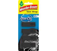 WUNDER-BAUM Vent Wrap | Lufterfrischer fürs Lüftungsgitter | Bietet langanhaltenden Duft | Unauffälliges Design | New Car, 4 Stück