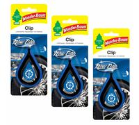 Wunderbaum 3 x NEW CAR Duft Clip Neuwagen 3er Set Vanille WUNDER-BAUM