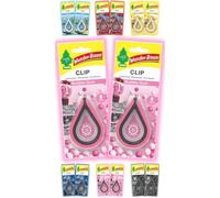 Wunderbaum Clip Autoduft Flakon Lufterfrischer Duftbaum Clips Düfte: 2 Stück + Stift light-tribe (Bubble Gum)