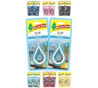 Wunderbaum Clip Autoduft Flakon Lufterfrischer Duftbaum Clips Düfte: 2 Stück + Stift light-tribe (Tropical)