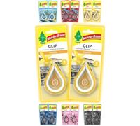 Wunderbaum Clip Autoduft Flakon Lufterfrischer Duftbaum Clips Düfte: 2 Stück + Stift light-tribe (Vanille)