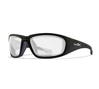 WX BOSS Clear Klar Motorradbrille Schutzbrille Matt Schwarz M-L schwarz matt / klar