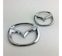 WXGBH Auto Emblem für Mazda MX-5 NB,ABS Kunststoff Kofferraum Heckklappen Logo Aufkleber Auto Etikett Auto Frontkennzeichen Logo Sticker Badge Aufkleber Auto Zubehör,A