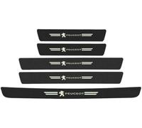 wxjcg 5 Stück Auto Kohlefaser Einstiegsleisten für Peugeot 308 III 2021, Tuning Zubehör Auto Scuff Plate Türschwelle Sill Aufkleber