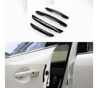 WXRNBN 4 Stück Autotür Kantenschutz für Toyota C-HR Hybrid 2024 2025, Türkantenschutz Auto Gummi Türkantenschoner Aufkleber Autotüren Kantenschutz Kantenschutz Selbstklebend Zubehör,Black