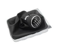 WXSSH Auto-Schaltknäufe Für VW für Passat B6 (2005-2012): Neuer Schaltknauf/Schalthebelmanschette (5/6-Gang) aus Leder