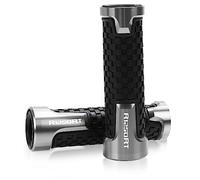 WYOERN 7/8" 22mm Motorrad Anti-Rutsch-Lenkergriffe Für BMW R1250R R1250RS R1250RT R1250 R RT RS 2019 2020 2021 2022 2023 Zubehör (Color : Silver)