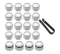 WZLCDGJJ 20 Stück Auto Radschraubenkappen, für VW ID.6 ID.5 ID.4 ID.3 ID3 ID4 ID5 ID6 Auto Rad Hub Schraube Schutz Abdeckkappe Diebstahlschutz schraubenkappen Zubehör,B-17mm (16+4)