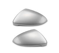 WzMDg 1 Paar Spiegelkappen Außenspiegel für Golf 7 MK 7.5 GTI GTD 2013 2014 2015 2016 2017 2018,Rückspiegelgehäuse,Abdeckungen Seitenspiegel,Auto Spiegelkappen,E-Silver