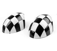 WzMDg 1 Paar Spiegelkappen Außenspiegel für Mini Cooper R56 R55 R57 R58 R60 R61,Rückspiegelgehäuse,Abdeckungen Seitenspiegel,Auto Spiegelkappen,H