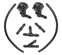 X AUTOHAUX 1 Satz Scheibenwaschdüsen Kit Scheibenwaschanlage Schlauch, Wischwasserschlauch Reparaturset mit Schlauchanschluss 76810-TK8-A01