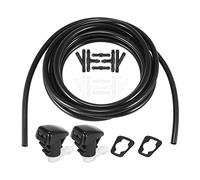 X AUTOHAUX 15Stk. Frontscheibenwaschschlauch Kit Scheibenwaschanlage Schlauch, Wischwasserschlauch Reparaturset Kit mit Schlauchverbinder für Dodg Durango Schwarz