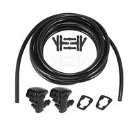 X AUTOHAUX 15Stk. Frontscheibenwaschschlauch Kit Scheibenwaschanlage Schlauch, Wischwasserschlauch Reparaturset Kit mit Schlauchverbinder für Grand schwarz