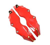 XATHKJOE 2 Stück Auto Bremssattel Abdeckung, für Alfa Romeo 147 156 159 2016 3D-Stil Bremssattel Abdeckungen,Bremssattelschutzabdeckung,S(19 * 5.2 * 4cm)-Red