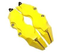 XATHKJOE 2 Stück Auto Bremssattel Abdeckung, für Audi Q2 Q3 Q4 Q7 TT TTS TT-RS 3D-Stil Bremssattel Abdeckungen,Bremssattelschutzabdeckung,S(19 * 5.2 * 4cm)-Yellow