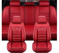 XENITE Autositzbezüge für VW T-Cross T-ROC T-ROC Sport Caravelle Sharan 2000-2023, Custom Car Seat Cover Sets Full Set Sitzbezüge Sitzbezug Auto Zubehör Innenraum,Red