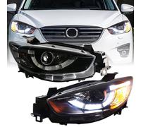 Xenon Scheinwerfer Set für Mazda CX-5 2011-2015 Schwarz LED Tagfahrlicht & AFS