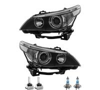 Xenon Scheinwerfer Set inkl. OSRAM Lampen D1S H7 mit LWR Motor für BMW 5er