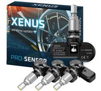 XENUS Reifendrucksensor Silber 4x RDKS TPMS für A0009050030 Mercedes-Benz Smart