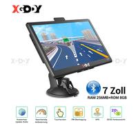 XGODY 2025 EU 7 Zoll Bluetooth Auto Navi Navigationsgerät Karten PKW LKW KFZ BT