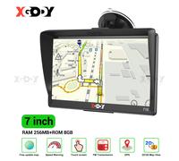 XGODY GPS Navigationsgeräte 7 Zoll für Auto PKW KFZ LKW Navi 2026 Europa Karten