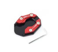 xiaoaliang Für Honda ADV350 ADV 350 2020-2025 2024 2023 CNC Motorrad Zubehör Ständer Fuß Enlarger Seite Verlängerung Pad Stehen Unterstützung(ROT)