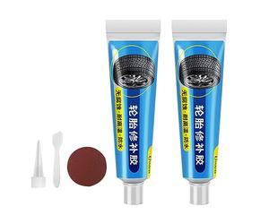 XIAOBAN 1/2Pc Reifen Reparatur Flüssigkeit Starke Gummi Klebstoffe Schwarz Sofort Verschleißfeste Leder Bond Kleber W5B4 Nicht korrosiver Gummi S