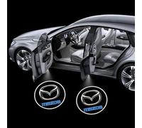 XIAOBINGFA 2 Stück Autotür Licht Logo Projektor für Mazda 6 I Kombi (Bj. 2002-2007), Auto-Begrüßungstürlicht Autotür Willkommen Licht Einstiegsbeleuchtung
