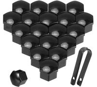 Xiazhi 20 Stück Radmutterkappen Passend für Ford Tourneo Courier I 2018-2023, Felgenschloss Kappen Langlebig Schraubenabdeckung Radschraubenkappen Abzieher,A