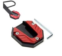 Xiazhi Motorrad Seitenständer Verlängerung für Yamaha Tricity 125 155 300 2018-2025, Ständerplatte Vergrößerer Stabilisierer Parkhilfe Fußrastenplatte Zubehör,B