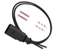 Xiciki 2-pol Stecker Reparatursatz Kabelbaum,1J0973802 Emperatursensor Ersatzteile, Raddrehzahlsensor mit Kabelbaum, Stecker Reparatursatz Kompatibel mit VW Au-di sko-da se-at A4 A6 A8 Q5 Q7 Golf